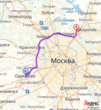Мытищи на карте москвы