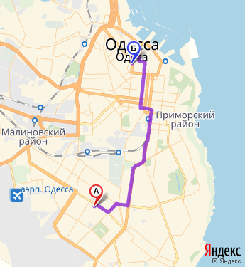 Маршрут по Одессе