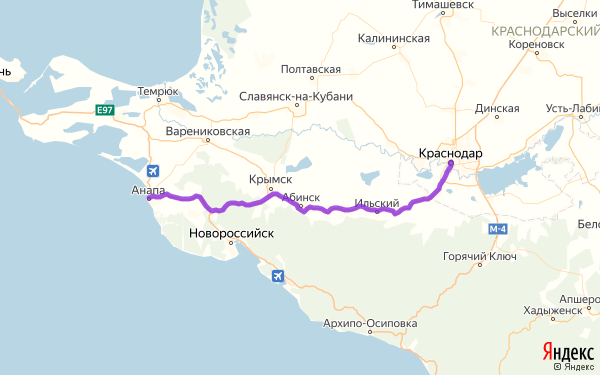 Карта маршруток анапа