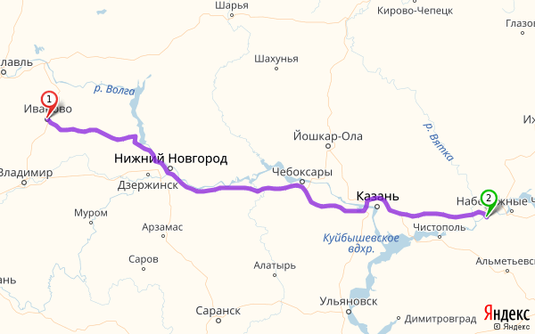 Карта нижнекамск нижний новгород