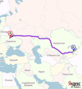 Казахстан краснодар карта