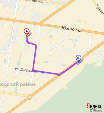 Маршрут по Тольятти