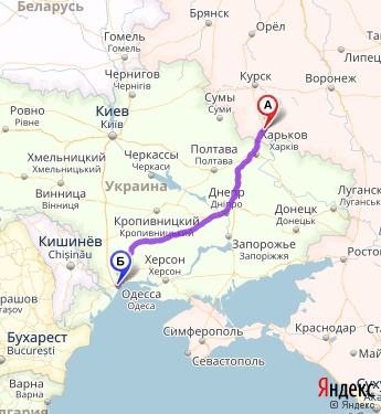 Воронеж расстояние до украины границы по прямой