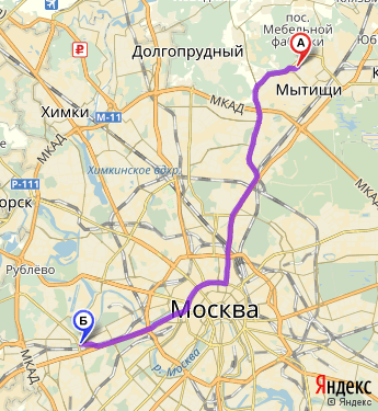 Мытищи на карте москвы